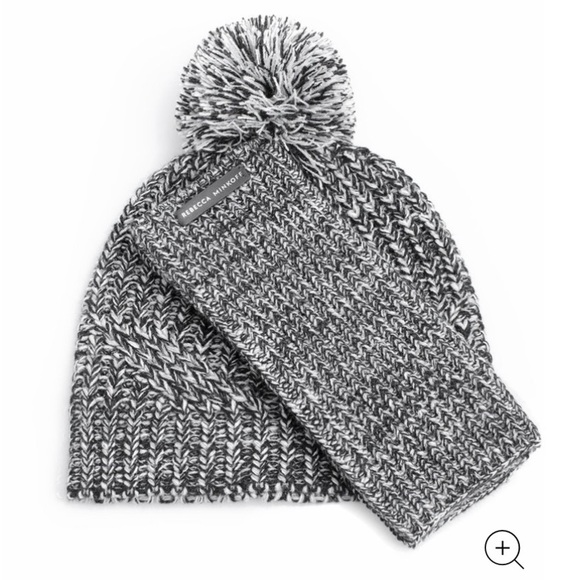 NWT rebecca minkoff marled beanie & arm warmer main image 4